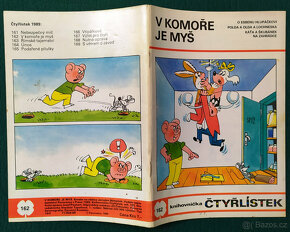 ČTYŘLÍSTEK č. 162/1989 V KOMOŘE JE MYŠ hledaný - 2