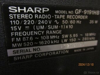 SHARP GF-9191-JAPAN - 2