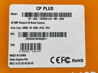IP kamera venkovní CP Plus s IR a WDR - 2