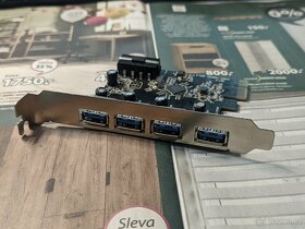 4 Port USB 3.0 PCI-e x1 Expansion Card PCI Express Adapter - 2