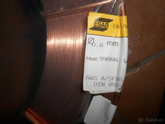 Svařovací dráty 2cívky po 15kg - 1mm + 0,8mm - druhy foto - 2