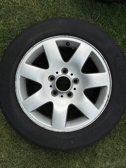 BMW 16″ ALU disky + letní pneu – 5×120 – E46, Z3, X3 - 2