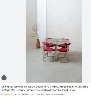 Jídelní vintage set 70. léta - Arredo Paderno di Milano - 2