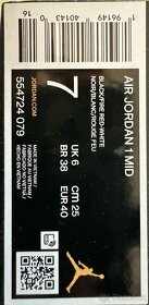 AIR JORDAN 1 MID - Vysoké tenisky Vel 40 - 2