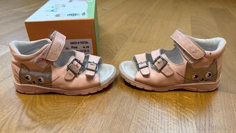 Dívčí dětské boty, sandály, bačkůrky Ponte vel 28 - 2