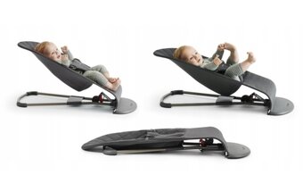 Babybjörn Lehátko BLISS Anthracit classic Woven - 2