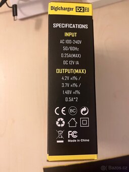 Nabíječka Nitecore D2 — nová, nepoužitá - 2