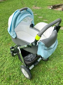 Dětský kočárek Baby Design DOTTY DENIM ECO 2v1 - 2