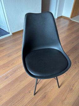 Jídelní židle 4x, skandinávský styl - 2