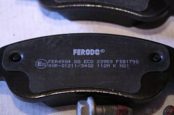 Brzdové destičky Ferodo - Citroen, Peugeot, Toyota,... - 2