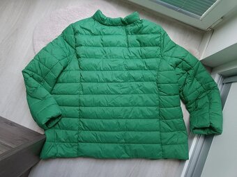 Zelená prošívaná bunda Tchibo, vel. 7XL - Nová - 2