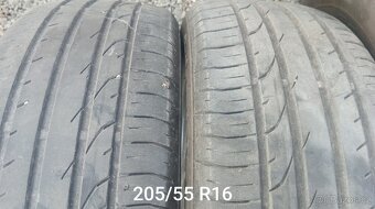 4x Letní pneumatiky 205/55 R16 91V, čtyři Letní pneumatikyCo - 2