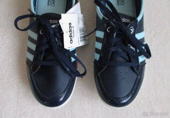 Dámské šněrovací baleríny modré Adidas 40 41 - 2