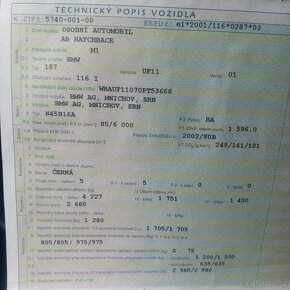 BMW 1,116i (2005) na prodej za 75 000cz s celkovou výbavou - 2