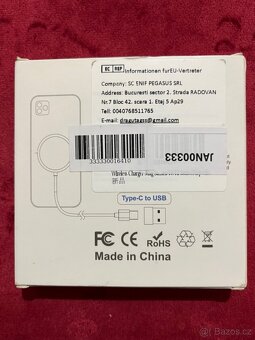 PRODÁM MAGNETICKOU BEZDRÁTOVU NABÍJEČKU USB C /IPHONE - 2