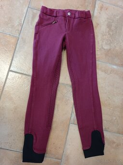 Dívčí jezdecké rajtky s gripem, 140, skvělý stav - 2