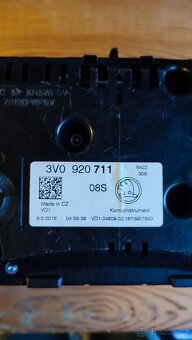 budíky Škoda Superb 3 - 2