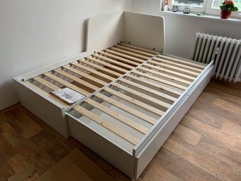 Rozkládací postel IKEA Flekke 80x200 / 160x200 - 2