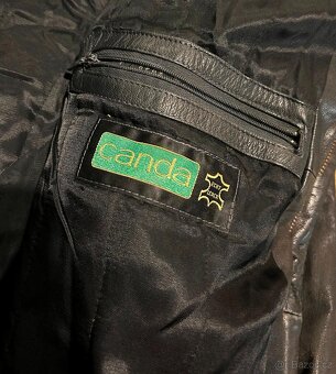 CANADA PÁNSKÁ CELOKOŽENÁ BUNDA-VESTA 2V 1 100% LEATHER XL-XX - 2