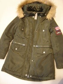 dívčí bunda takko zánovní velikost 134-140 - 2