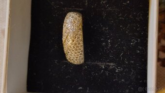 Zlatý masivní prsten - 2