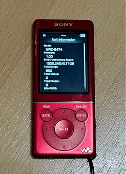 Sony Walkman NWZ-E474 8gb - 2