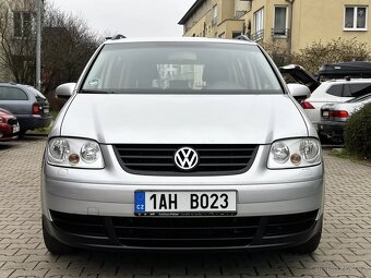 Volkswagen Touran 1.9 TDI 77kW 6st. Manuál 7 míst Tempomat - 2