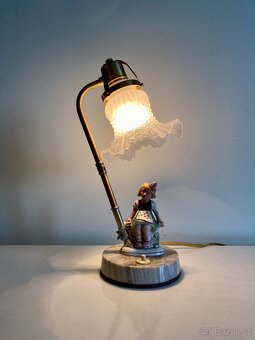 Stará figurální lampa, Německo - 2