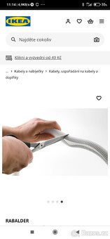 Interiérová chránička na kabely ikea - 2