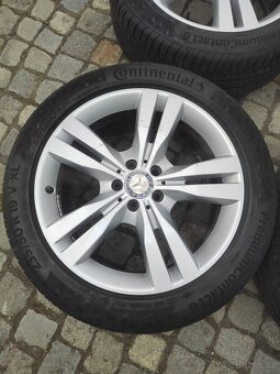 Prodám orig alu 19 Mercedes Benz ML 5x112 ET 56 letní pneu - 2