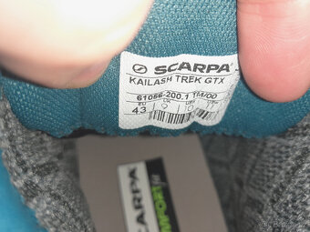 Scarpa Kailash Trek GTX velikost 9 (43) - 2
