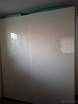 Šatní skříň Ikea - bílá lesk - 2