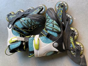 Kolečkové brusle/inline - rostoucí K2 Charm X Pro - mám 2 ks - 2