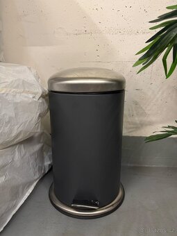 IKEA MJÖSA odpadkový koš s pedálem – tmavě šedý, 30 l - 2