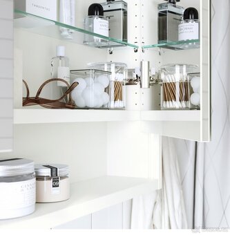 FAXÄLVEN IKEA Zrcadlová skříňka, bílá barva - 2
