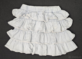 Džínová sukně se šortkami v.140 - 2