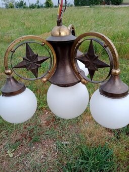 Starozitny mosazny lustr - 2