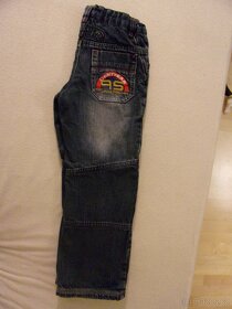 Dětské džíny zateplené v.122-blesk mcqueen - 2