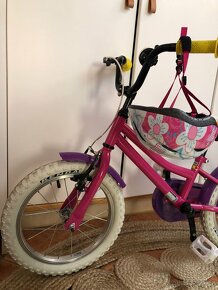 Dětské kolo pro holku -  věk 4-6 let - 2