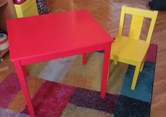 Dětský stoleček Kritter + židle, Ikea - 2