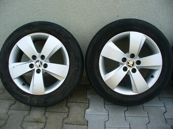 ALU ŠKODA 5x100 185/60 r15 - 2