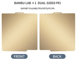 Bambu Lab tiskový plát oboustranný strukturovaný PEI (neorig - 2