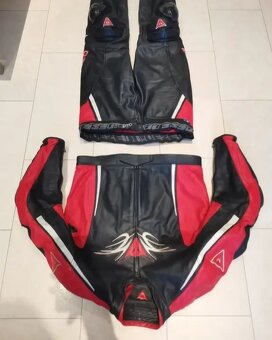 Dainese Tattoo-Pánská kožená moto kombinéza, dvoudílná - 2