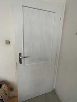 Dvere 80, prave, vcetne chrom kliky - 2