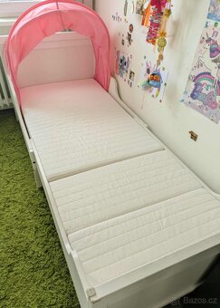 Prodám rostoucí postel Ikea Sundvik s roštem a matrací - 2