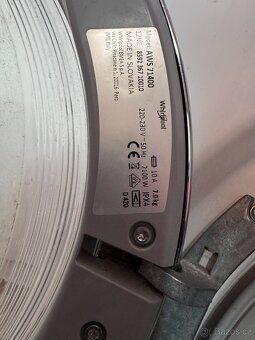 Prodám pračku Whirlpool AWS 71400 - 2