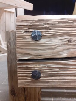 Rustikální postel - 2