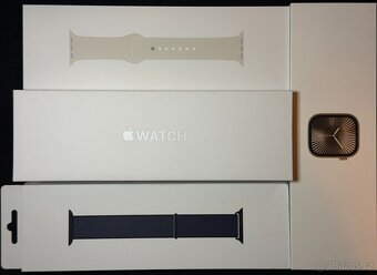 Apple Watch Series 10 42mm Gold Titanium + dva řemínky - 2