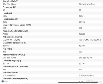 Bodovací svářečka Stamos - 2