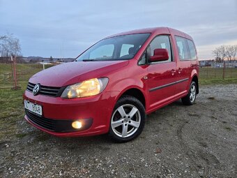 VW Caddy 4x4, 2.0TDI, 81kw, nová STK, rok 2013. - 2